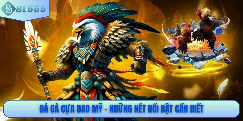 Đá gà cựa dao Mỹ – Những nét nổi bật cần biết