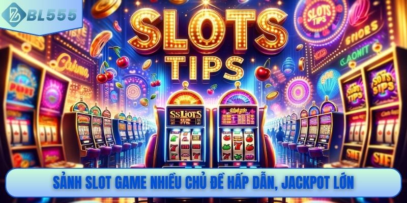 Sảnh slot game nhiều chủ đề hấp dẫn, jackpot lớn